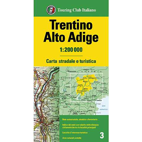 Trentino Alto Adige 1:200 000
