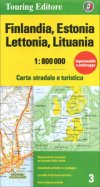 Finlandia, Estonia, Lettonia, Lituania 1:800.000