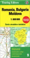 Romania, Bulgaria, Moldova 1:800.000