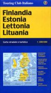 Finlandia, Estonia, Lettonia, Lituania 1:800.000