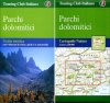 Parchi dolomitici  - Cartoguide Natura 1:200.000 + Guida turistica con 9 itinerari di visita a piedi e in automobile