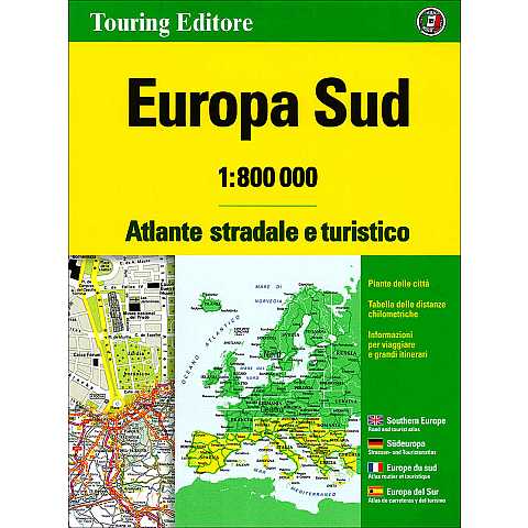 Atlante stradale d'Europa Sud 1:800.000