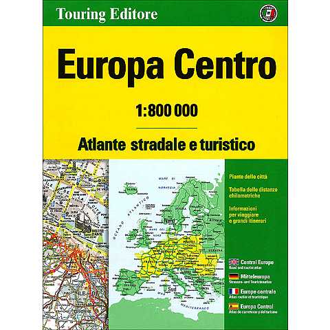 Atlante stradale d'Europa Centro 1:800.000