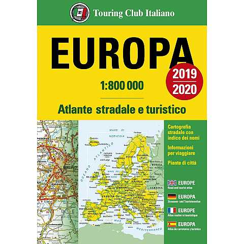 Europa Nord Atlante Stradale E Turistico 1 800 000 Atlanti Stradali D Europa Hd2pab Touring Editore Stradario Europa