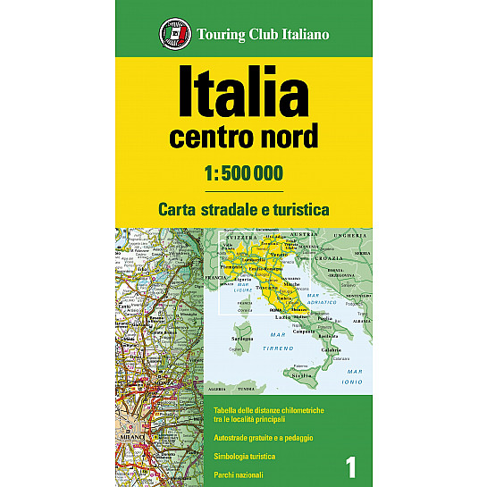 Italia centro nord 1:500 000