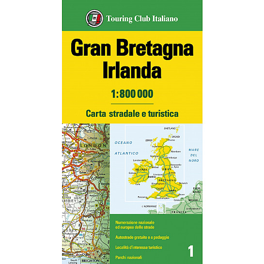 Gran Bretagna Irlanda 1:800.000