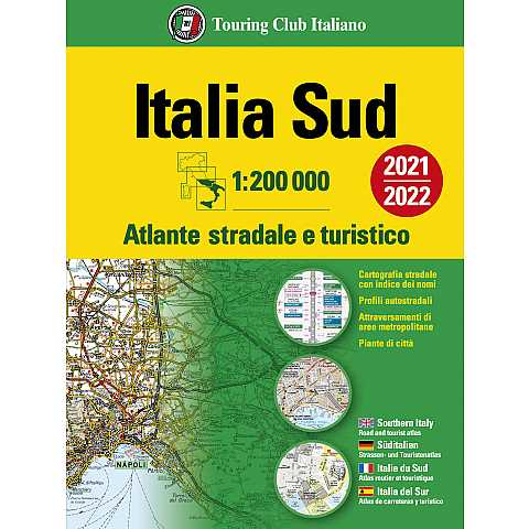 Atlante stradale Italia Sud 1:200 000