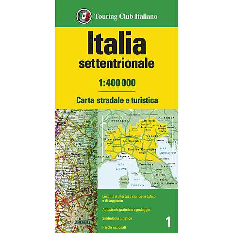 Italia settentrionale 1:400 000