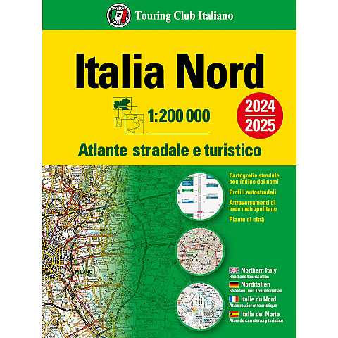 Atlante stradale Italia Nord 1:200 000