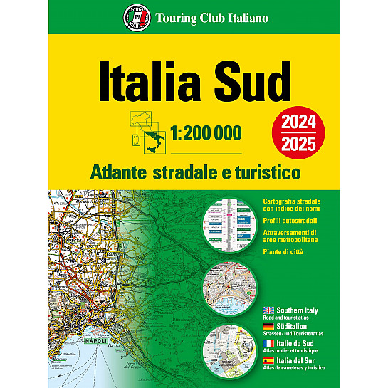 Atlante stradale Italia Sud 1:200 000