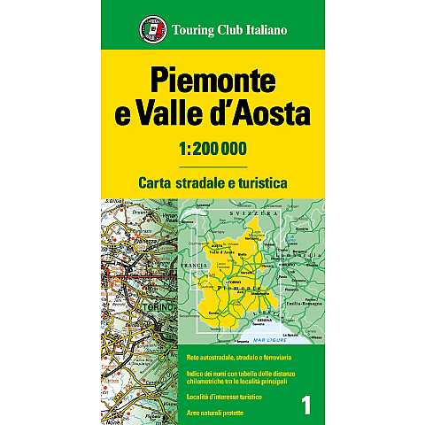 Piemonte e Valle d'Aosta 1:200 000