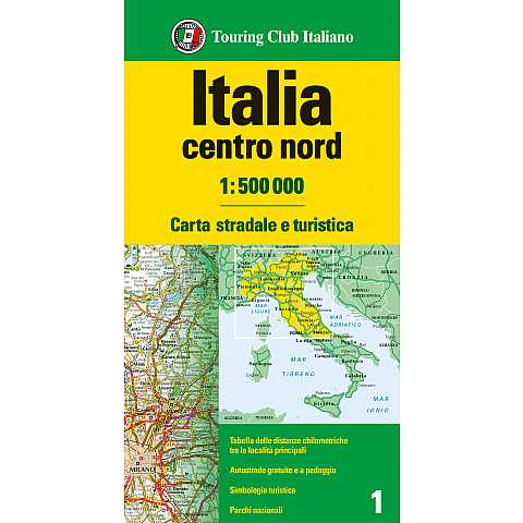 Italia centro nord 1:500 000