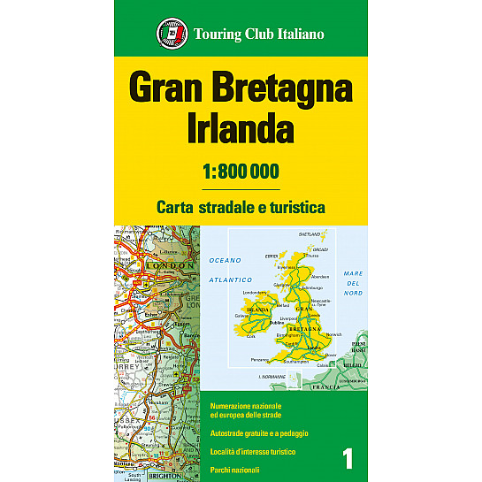 Gran Bretagna Irlanda 1:800.000