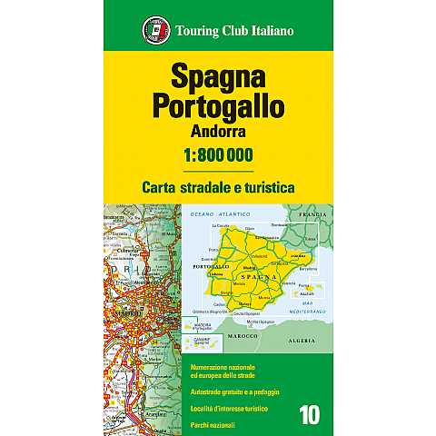 Spagna Portogallo Andorra 1:800 000