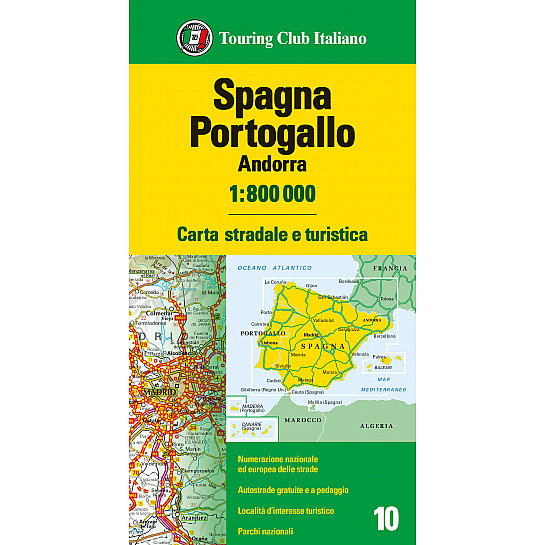Spagna Portogallo Andorra 1:800 000