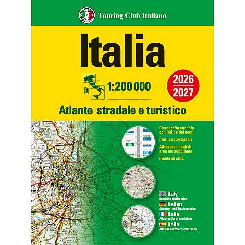 Atlante stradale d'Italia Nord, Centro, Sud 1:200 000 - Cofanetto
